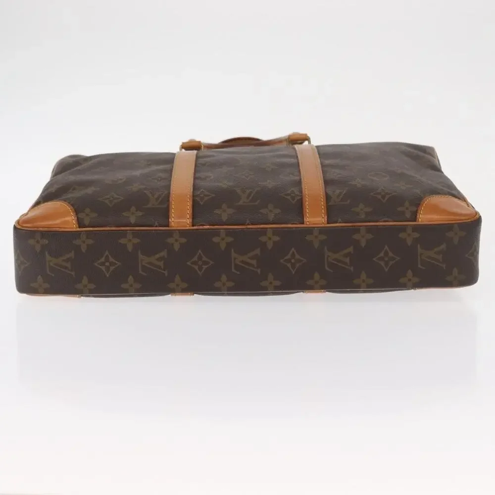 Louis Vuitton Monogram Porte Documents Voyage Business Bag Brown